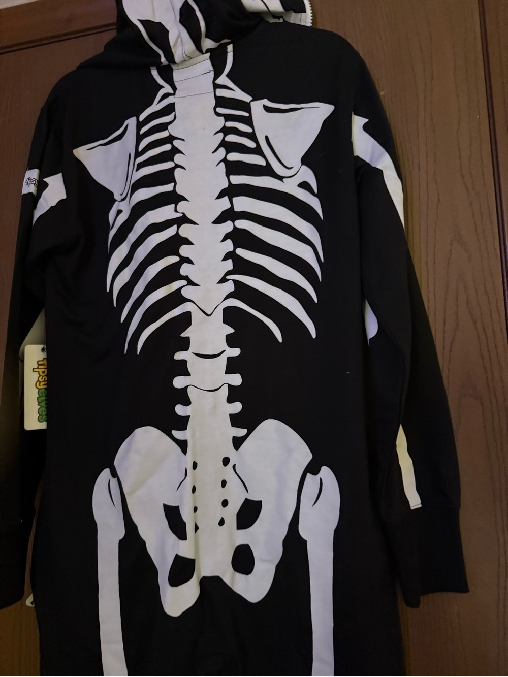 Tipsy Elves Black and White Skeleton Costume - Picture 5 of 11